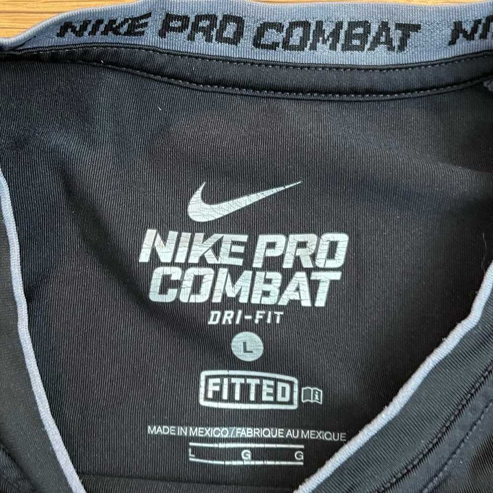 Nike Pro Combat Dri-Fit Fitted Tee - Size L - image 2