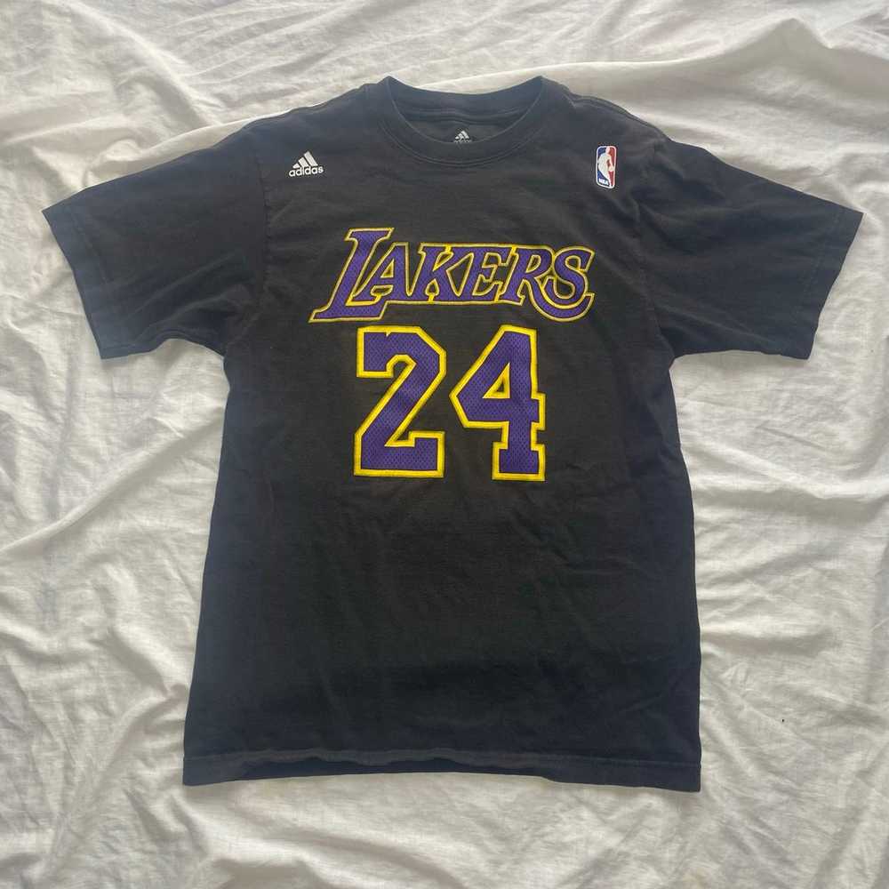 Los Angeles Lakers Kobe Bryant Black  #24 Adidas … - image 1