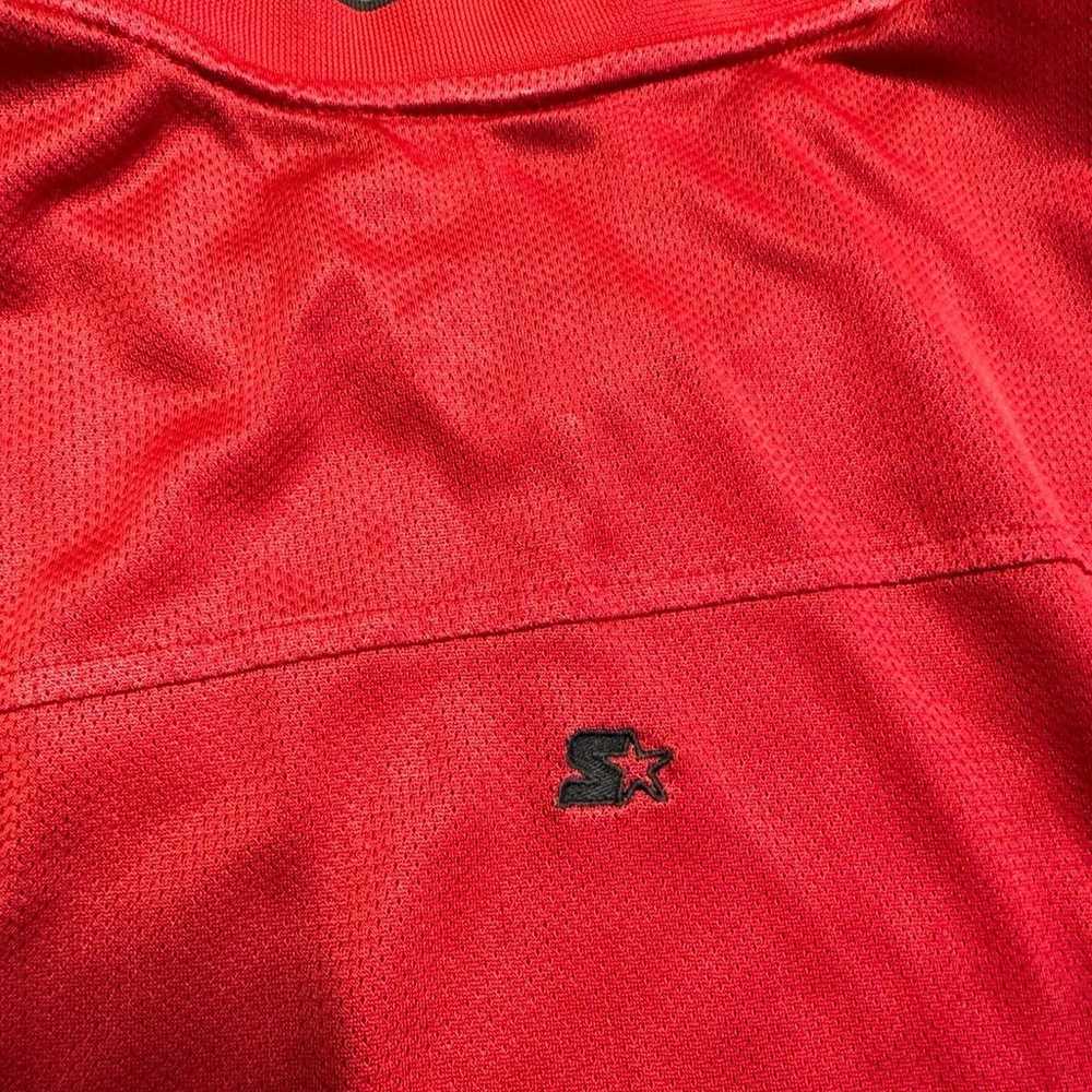 Starter Jersey Adult X-Large Red Vintage Mesh Shi… - image 5