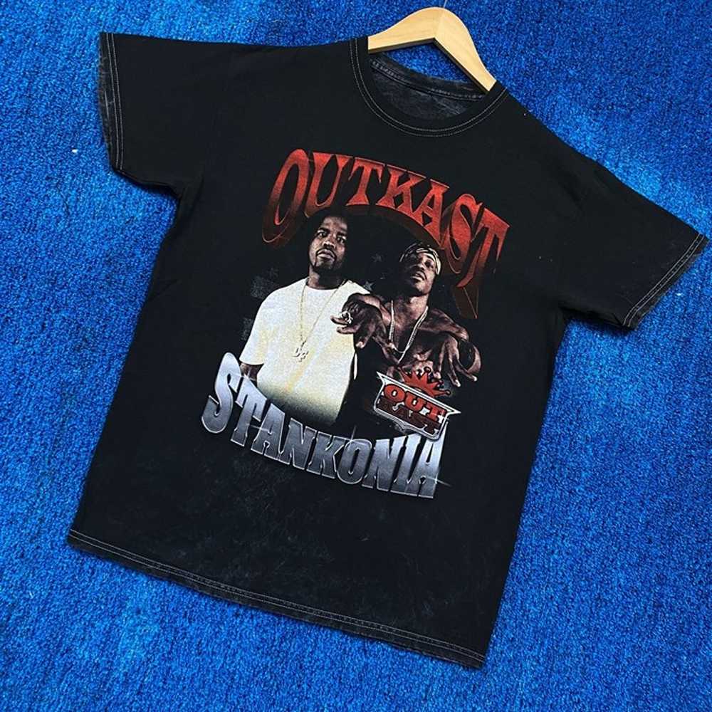 OutKast Stankonia Mineral Wash Rap T-shirt Size M… - image 3
