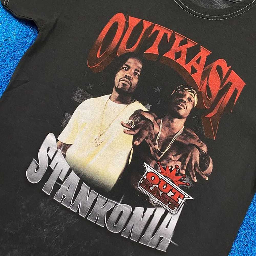 OutKast Stankonia Mineral Wash Rap T-shirt Size M… - image 4