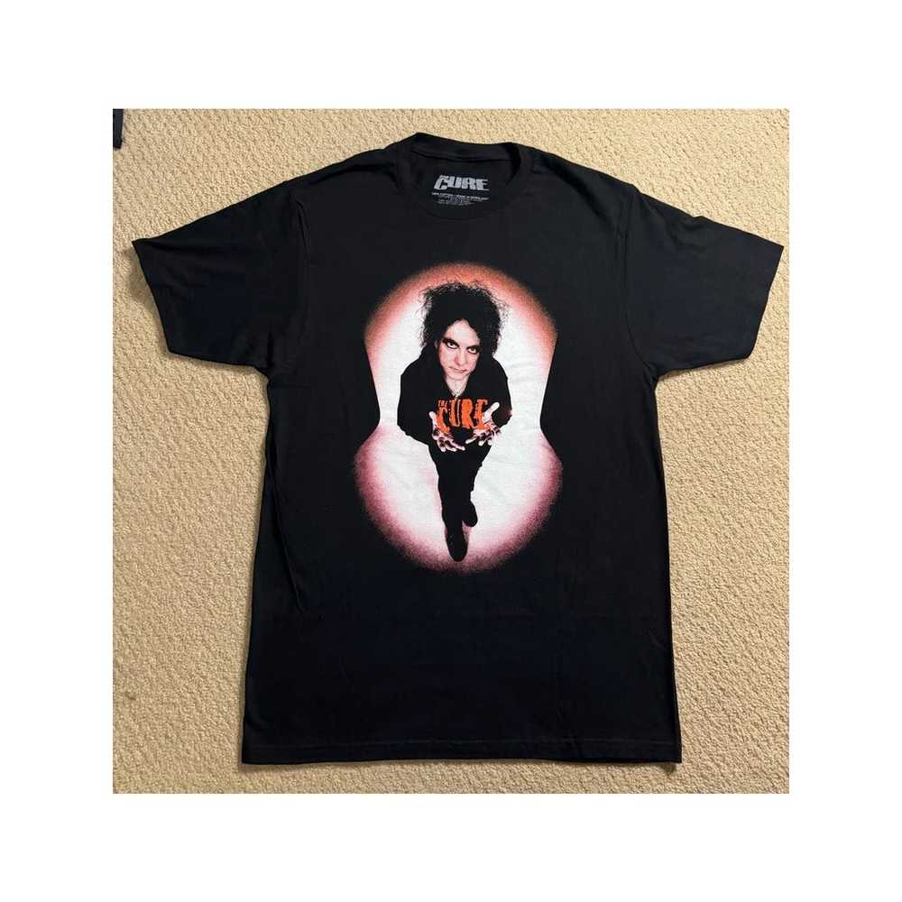 NWOT Hot Topic The Cure Robert Smith Black Tee - image 1
