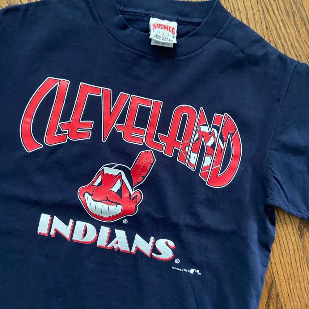 Vintage Cleveland Indians t shirt - image 3