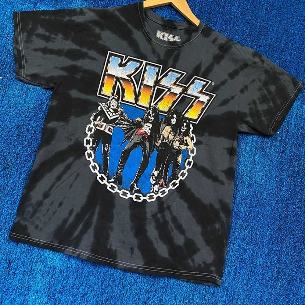 Kiss Detroit Rock City Heavy Metal Tour Tie Dye L - image 3