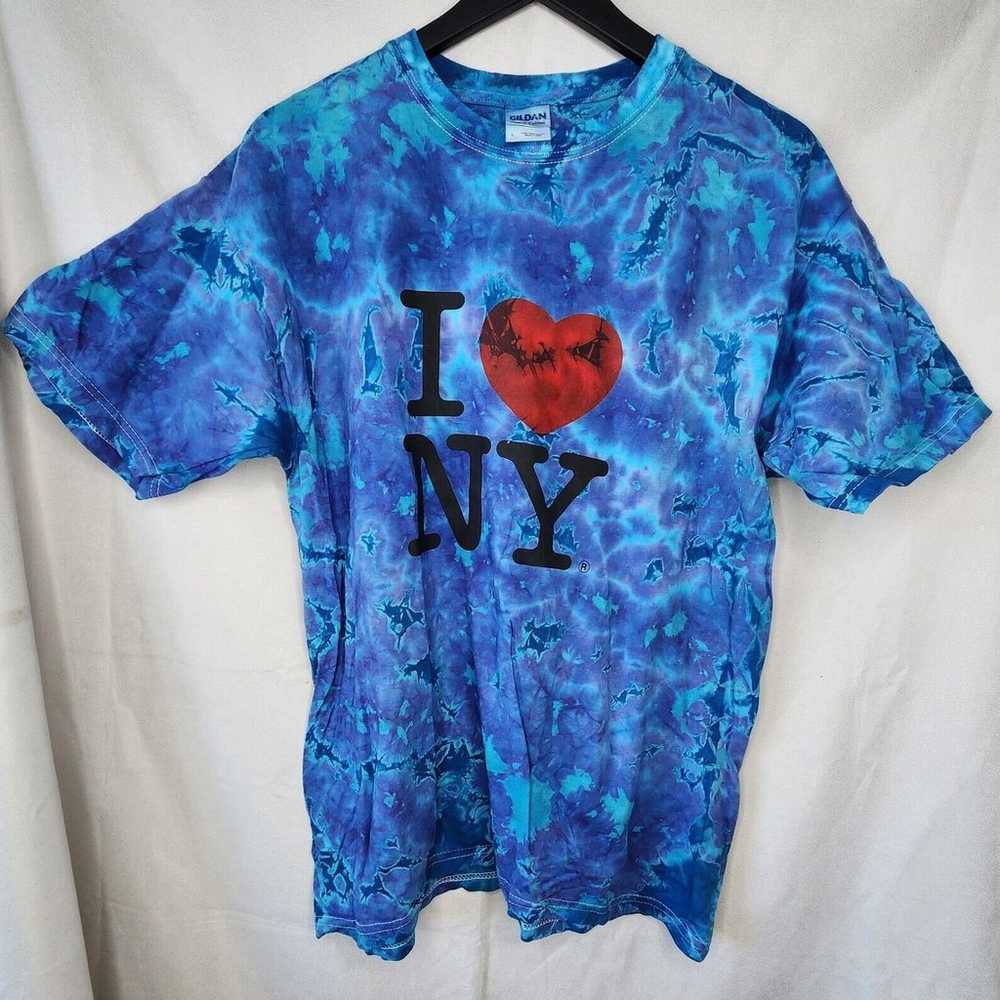 1990's Style I Love (Heart) NY Short Sleeve Tshir… - image 2