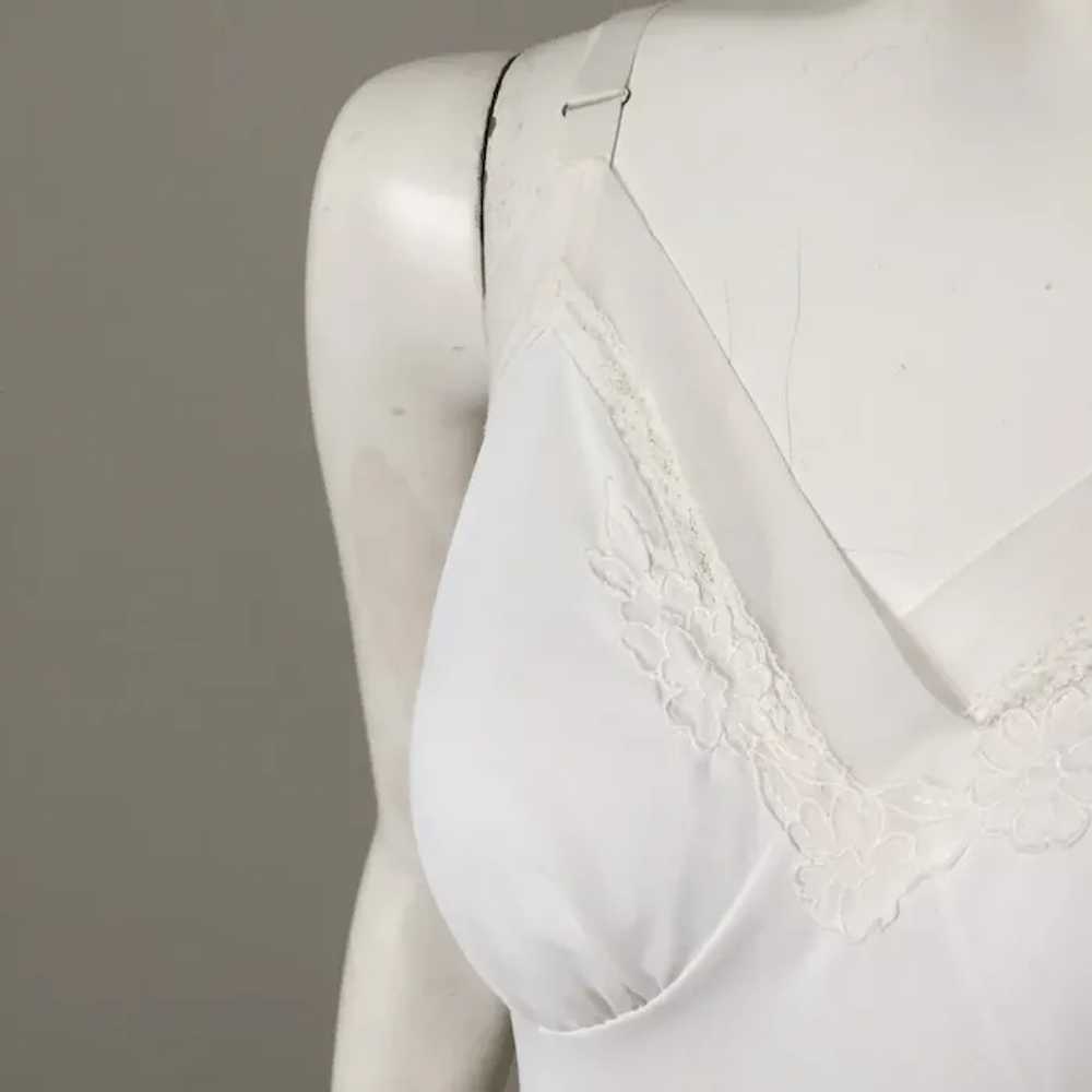Vintage 1960s White Lorraine Mini Dress Under Sli… - image 4