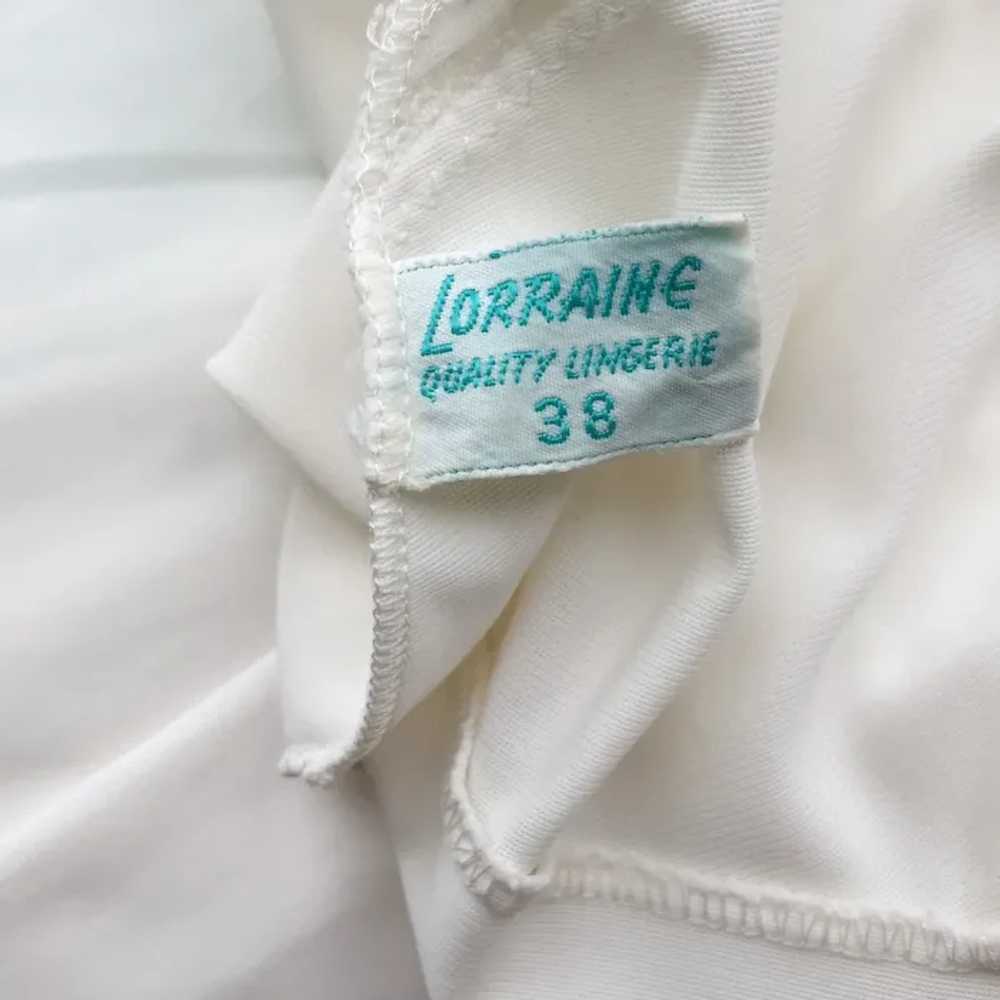 Vintage 1960s White Lorraine Mini Dress Under Sli… - image 6