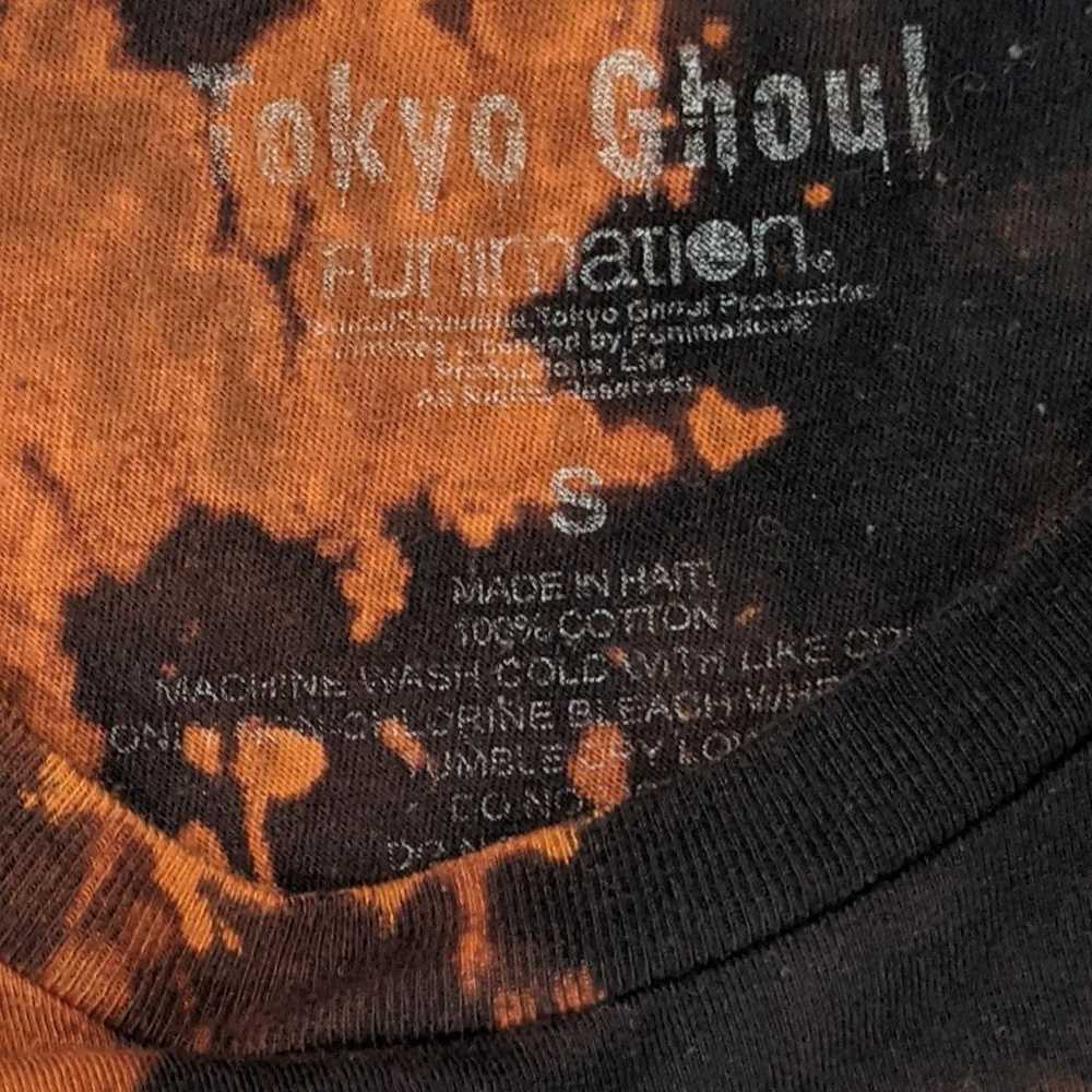 Tokyo Ghoul Ken Kaneki splitface bleach dye tee - image 6