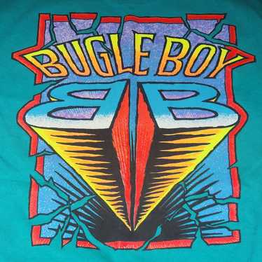 1990s Vintage Bugle Boy Single Stitch 3D Design P… - image 1