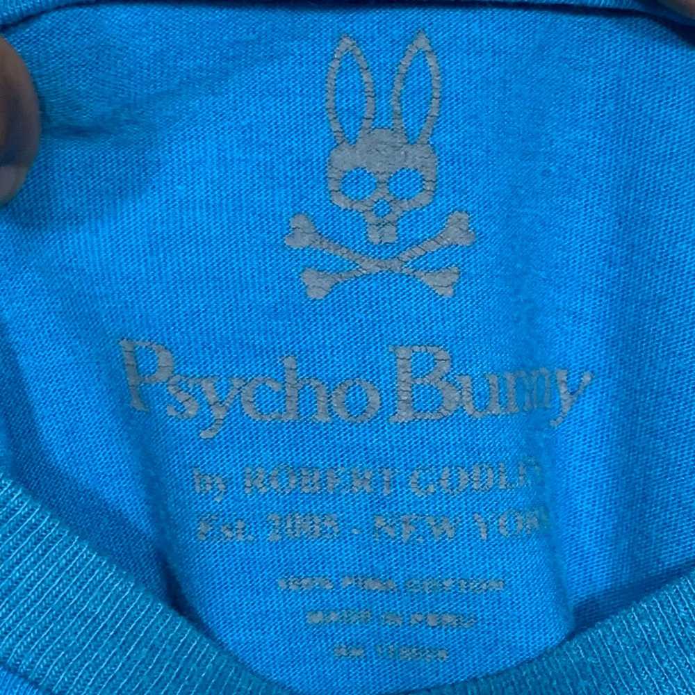 Psycho Bunny Multi Bunny Print Logo Blue Graphic … - image 2