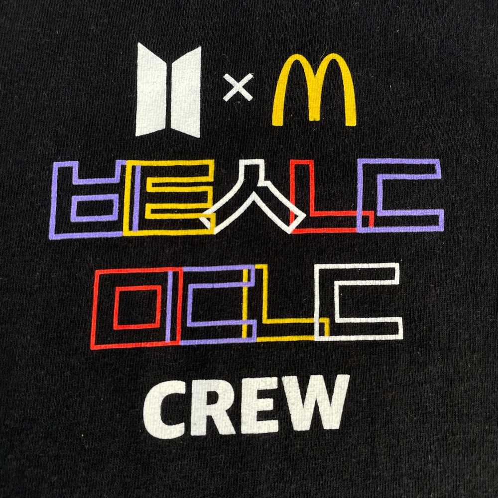 BTS x McDonald’s Crew Black T-shirt - image 3