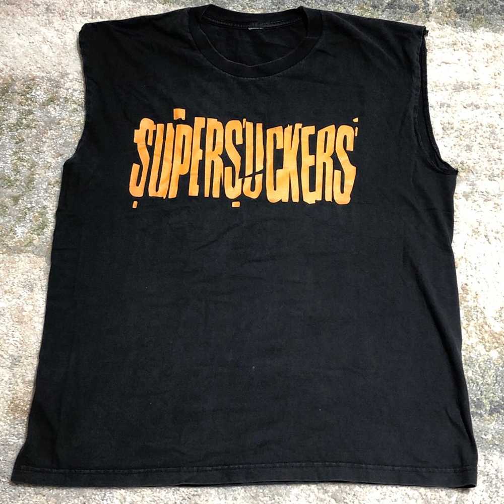 Vintage SUPERSUCKERS Band T-shirt Sub Pop PUNK Bi… - image 2