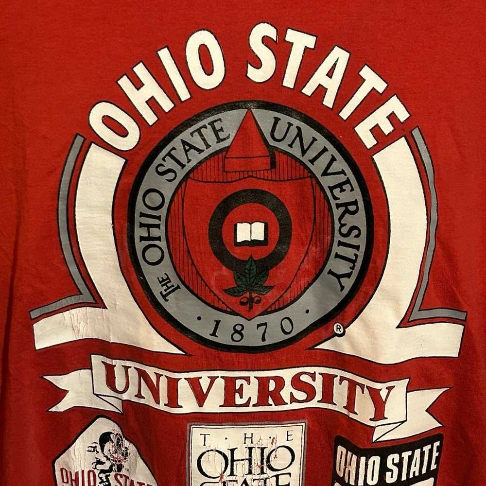 Vintage 1980s Screen Stars Best Ohio State Shirt … - image 2