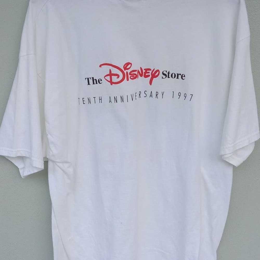 Vintage 1997 disney store volunears tshirt - image 2