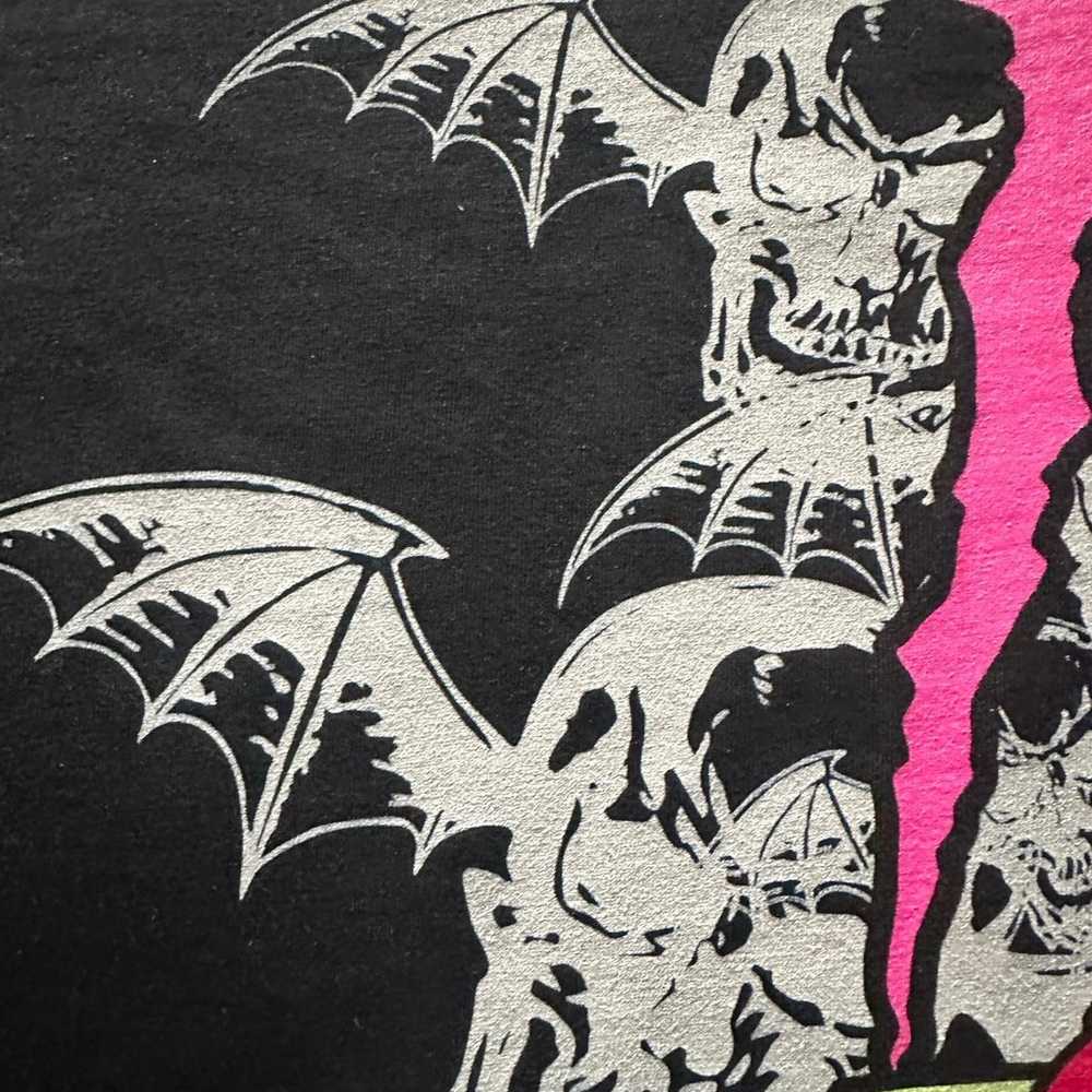 Avenged Skull Invader Zim Goth Shirt, Mens Size L - image 9