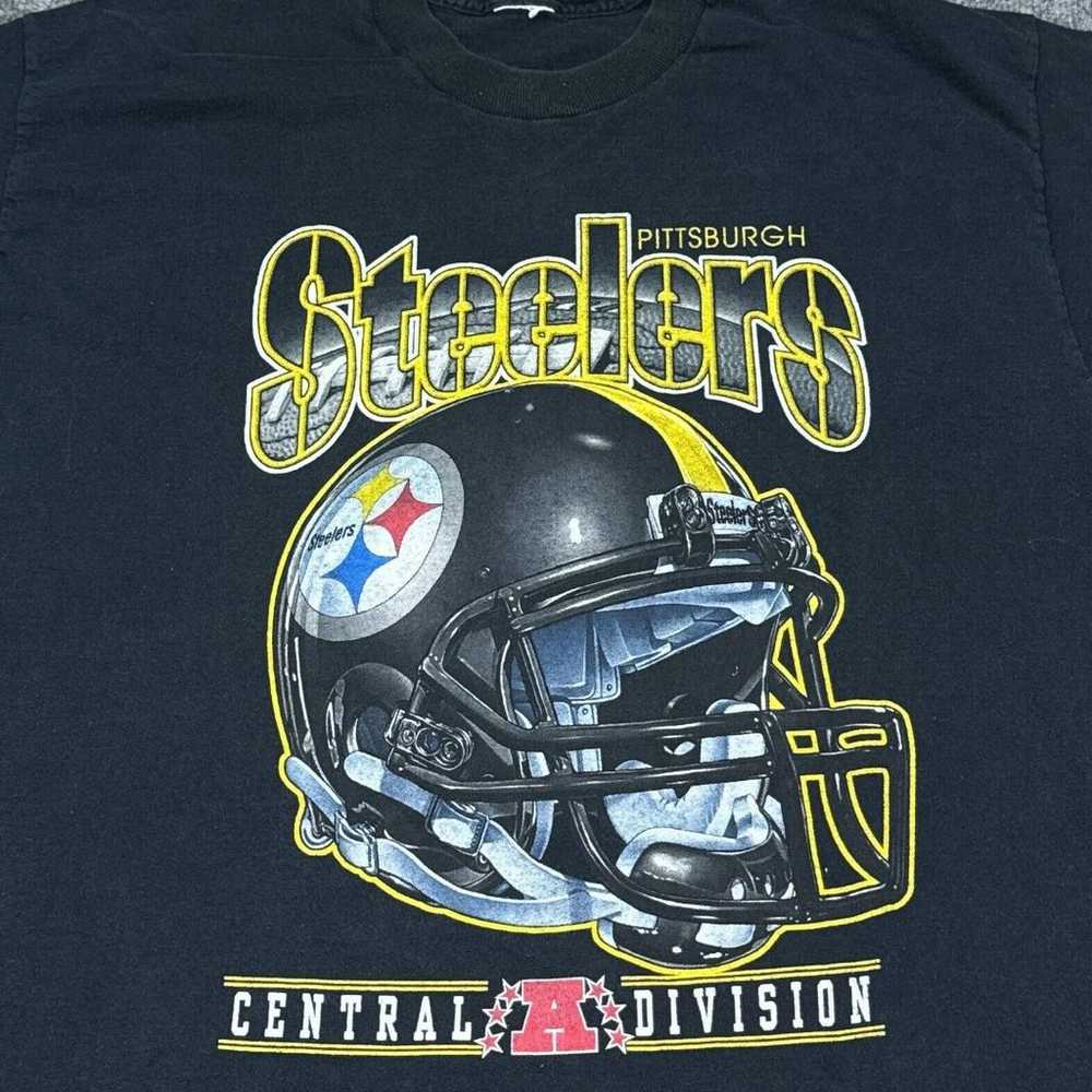Vintage Pittsburgh Steelers NFL T Shirt Mens Size… - image 2