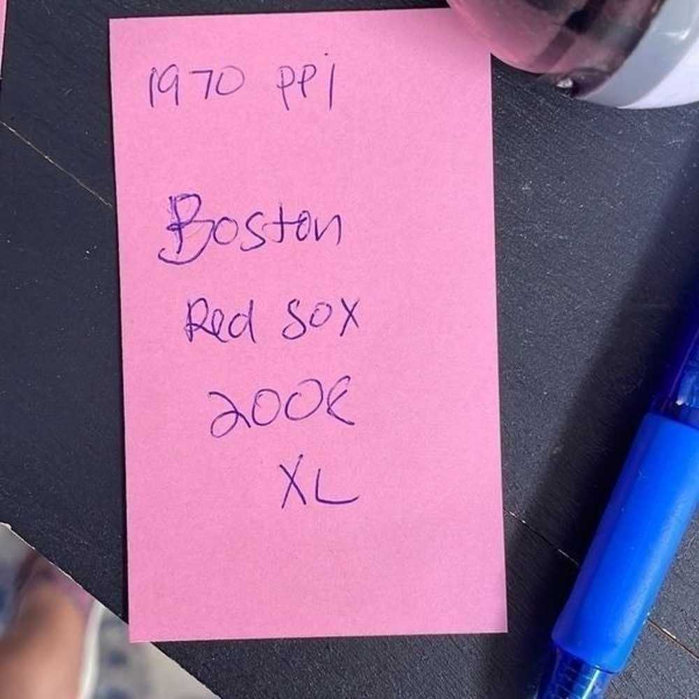 Boston Red Sox Shirt Mens XL Baseball Theme Graph… - image 9