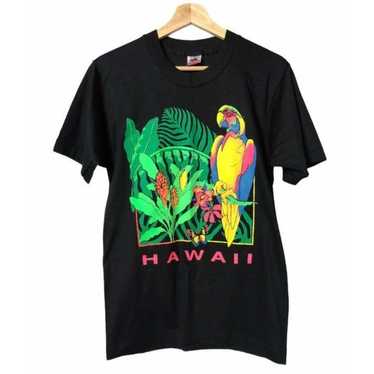 Vintage Hawaii Neon Parrot T-Shirt S