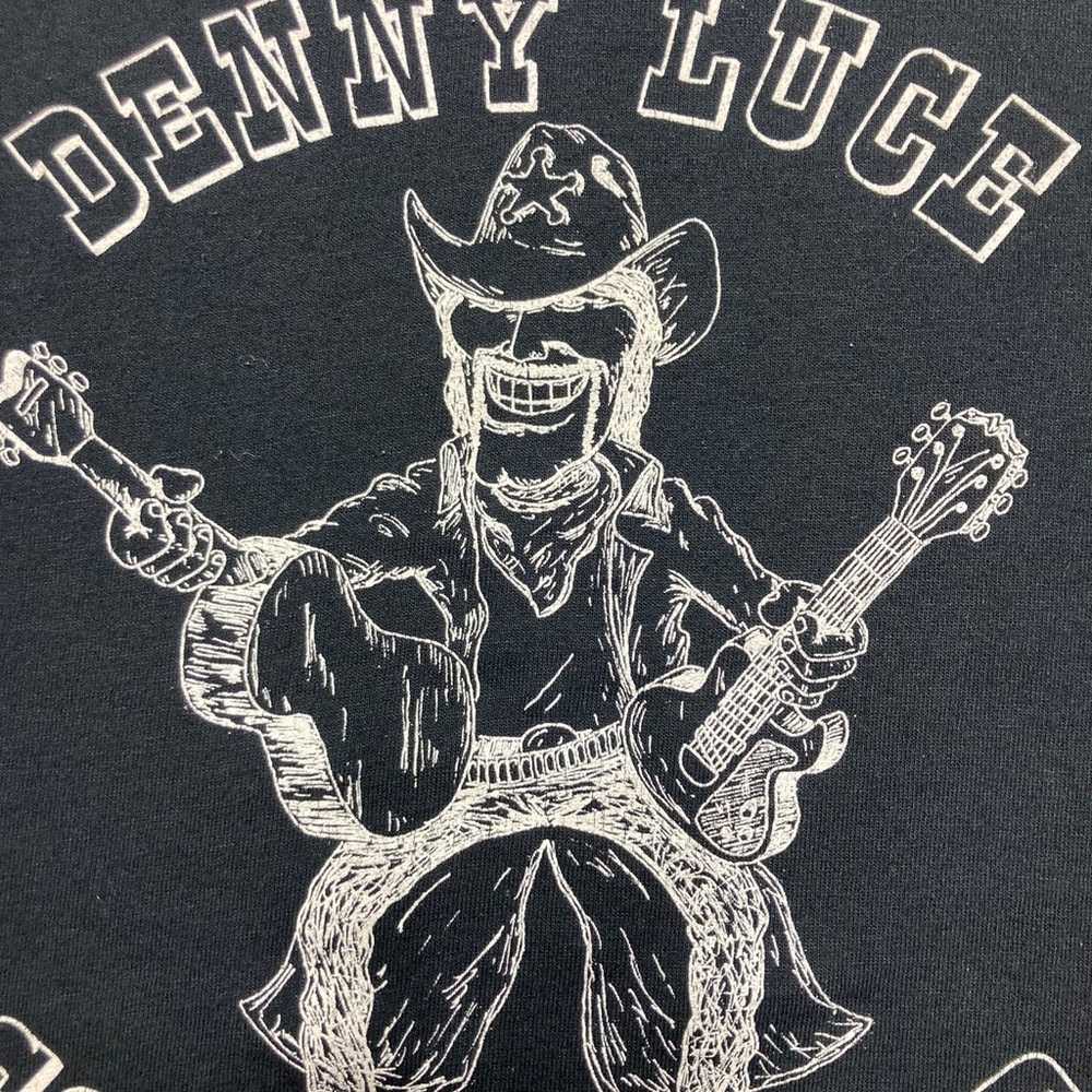 Vintage 80s denny Luce song slinger t shirt count… - image 3