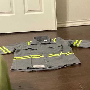 Fire resistant with reflector bulwark work shirt.… - image 1