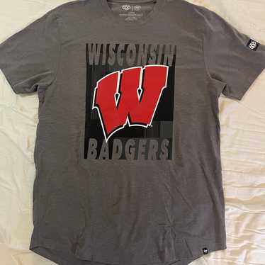 Wisconsin Badgers 47 Brand Shirt Large Gray - image 1