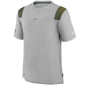 Green Bay Packers Nike Shirt Large Gray NWOT - image 1