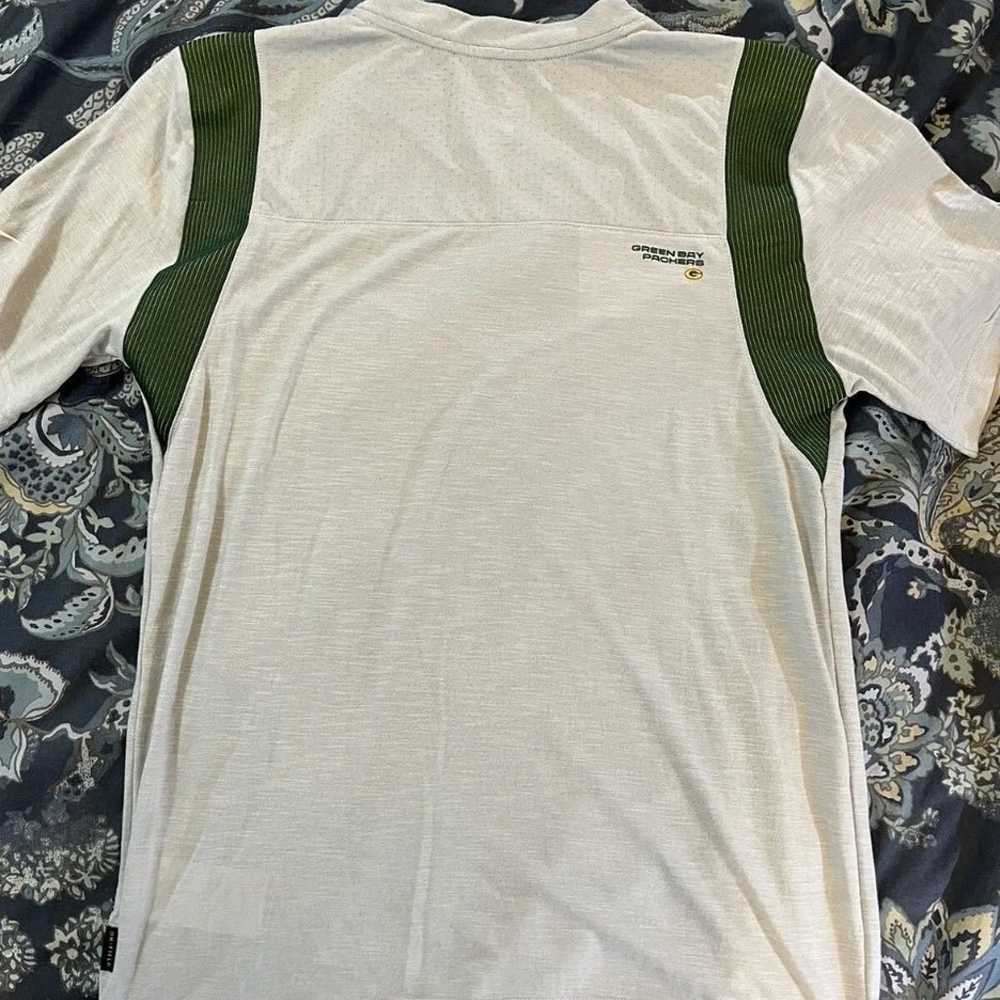 Green Bay Packers Nike Shirt Large Gray NWOT - image 7