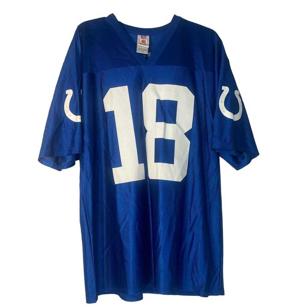 NWOT NFL Players Peyton Manning #18 blue home Jer… - image 1