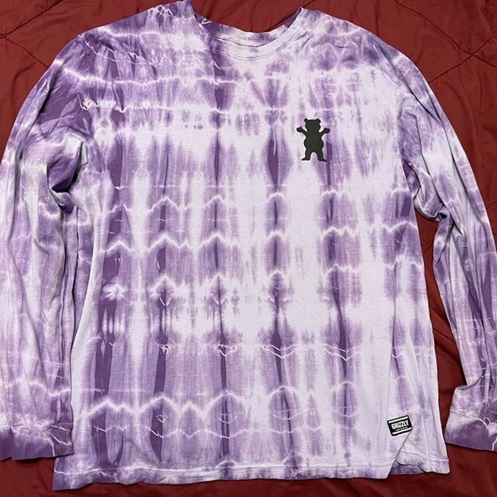 Grizzly Griptape Downward Spiral 3XL Tie Dye Long… - image 1
