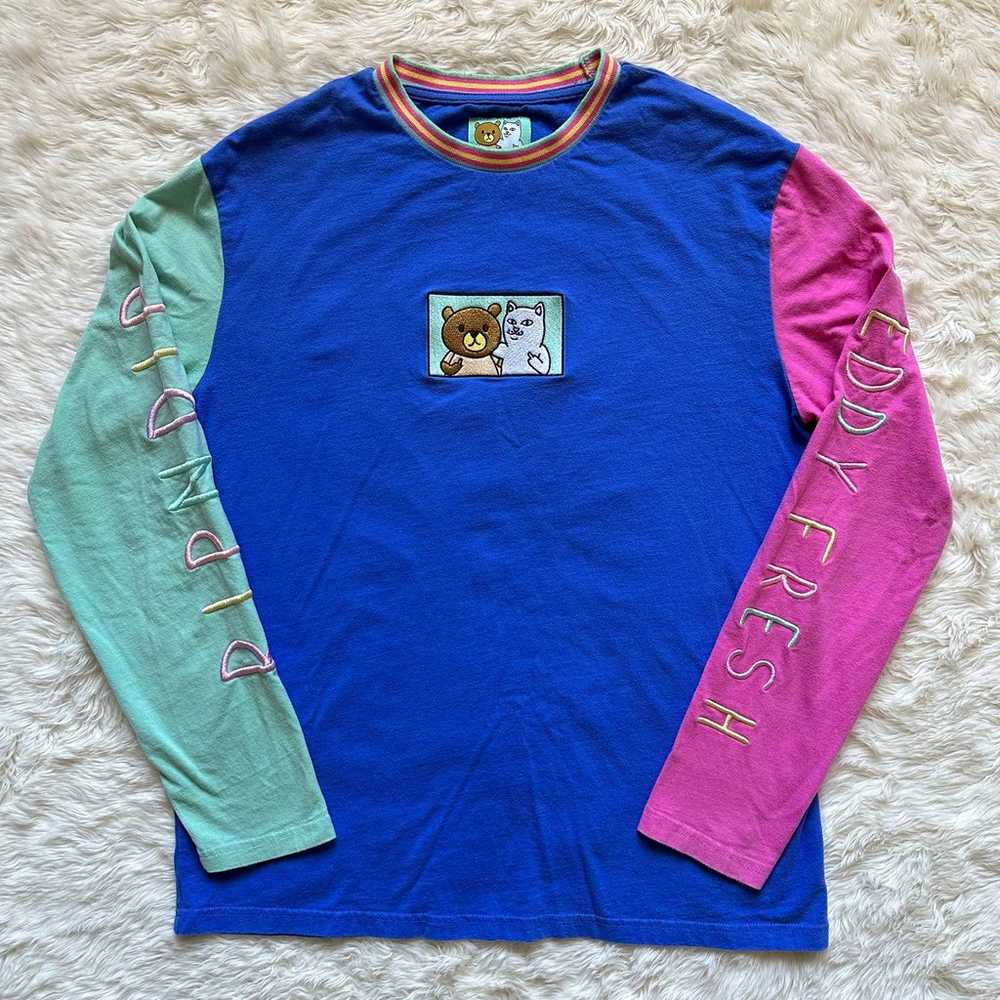 RIPNDIP x Teddy Fresh T-Shirt 2.0 Colorblock Long… - image 1