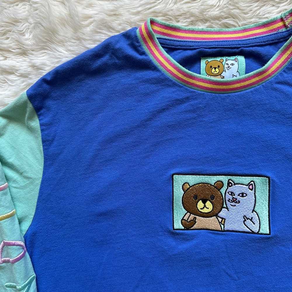 RIPNDIP x Teddy Fresh T-Shirt 2.0 Colorblock Long… - image 4