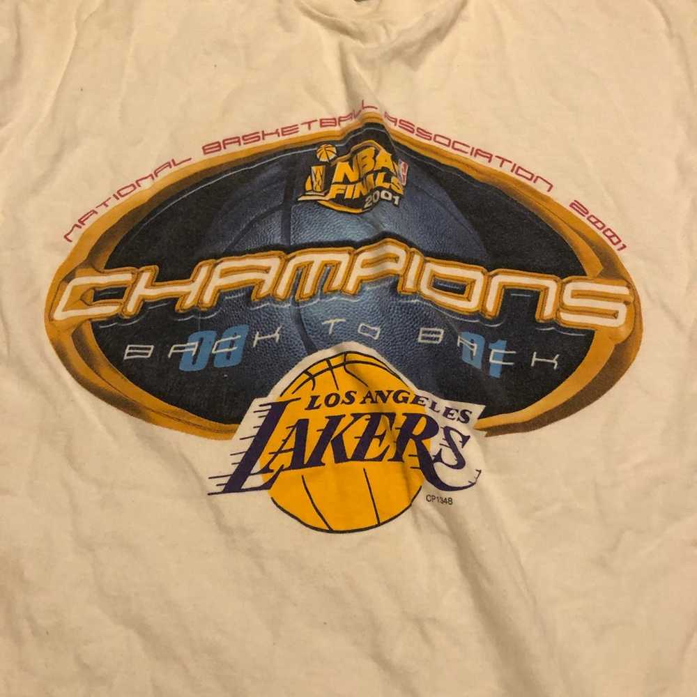 2001 NBA Champs Lakers shirt - image 1