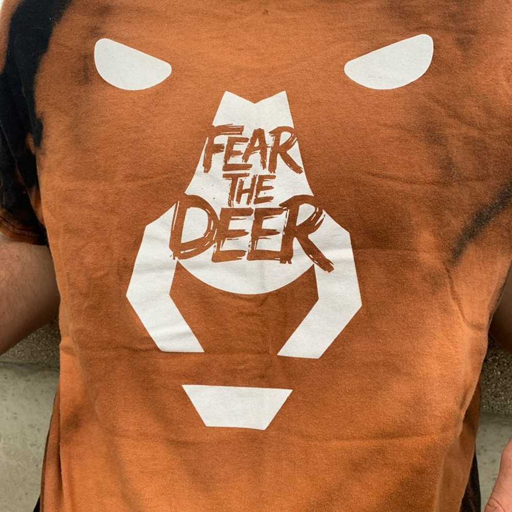 Custom Acid Wash "Fear the Deer" TShirt - image 2