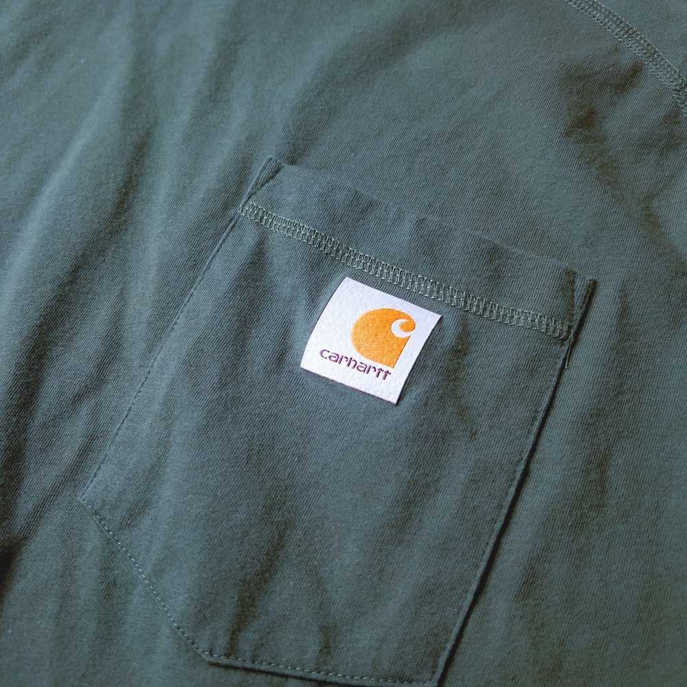 Carhartt Force Relaxed Fit Long Sleeve Olive Shir… - image 3