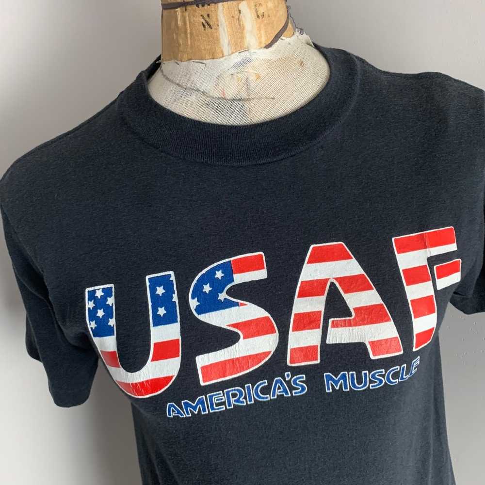 Vintage USAF T Shirt Mens Medium United States Ai… - image 1
