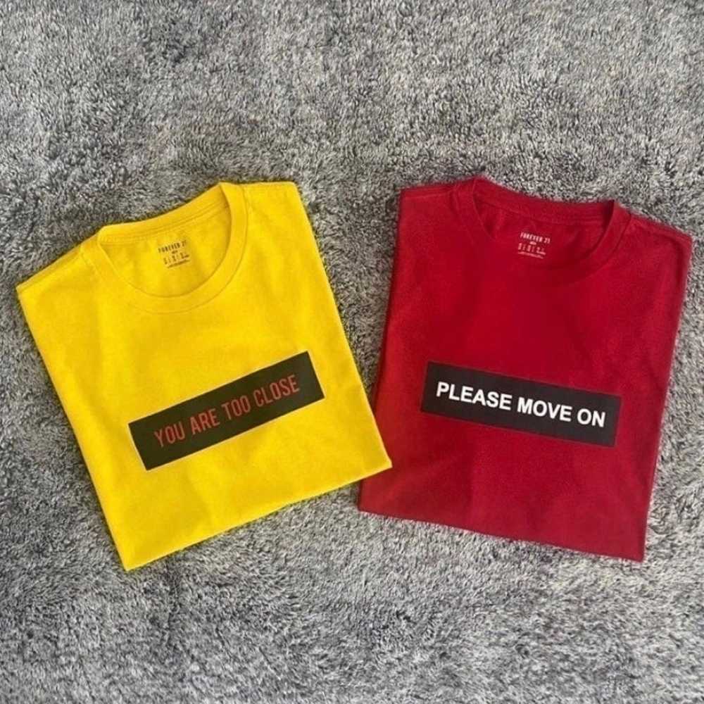 Men’s T-Shirt Bundle, FOREVER 21, 2 For 1 Price - image 1