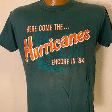 1984 Miami Hurricanes Single Stitch Tee