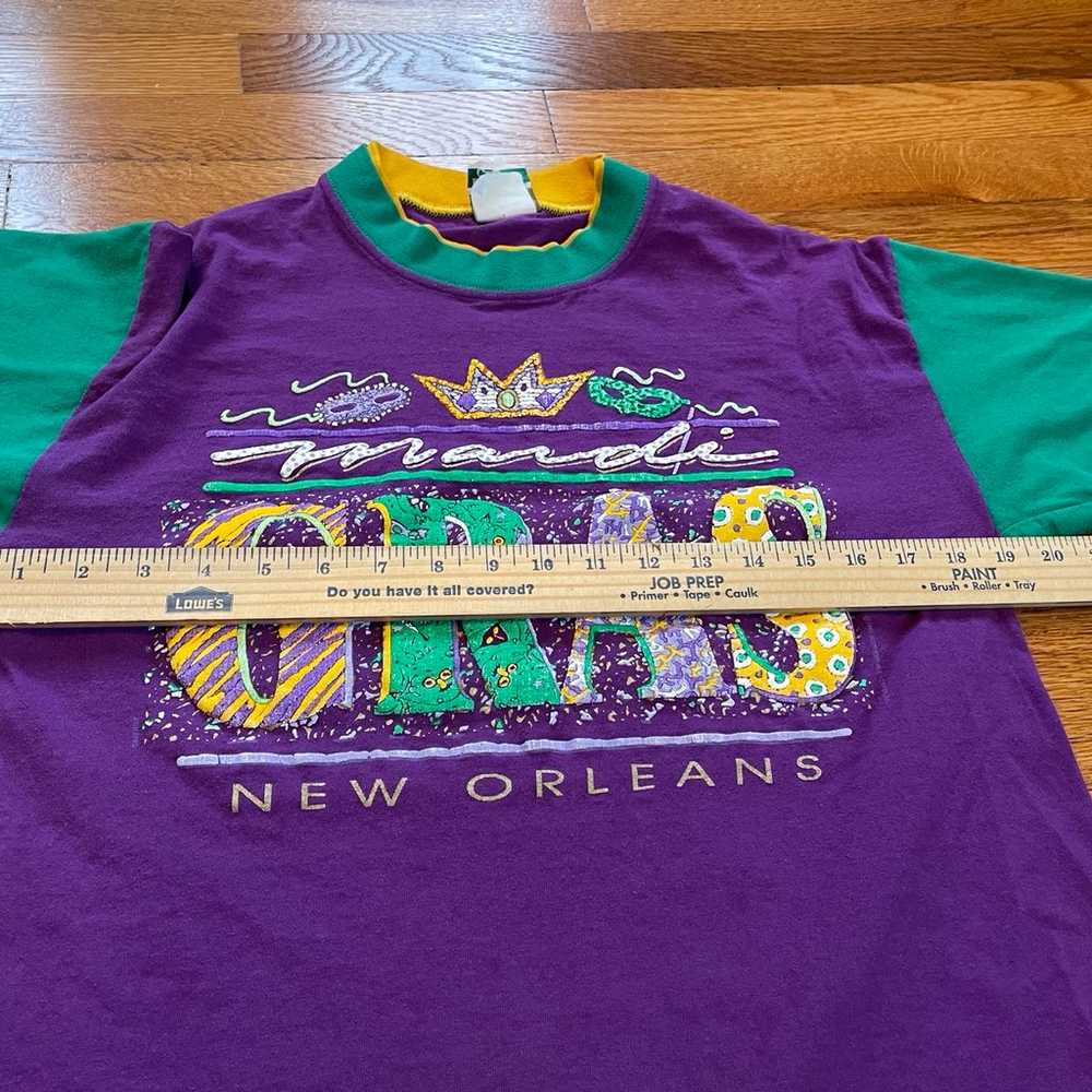 insane 90s Mardi Gras New Orleans vintage t-shirt… - image 9