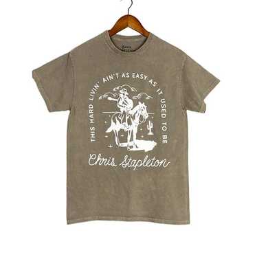Chris Stapleton Vintage Style Hard Livin’ Short S… - image 1