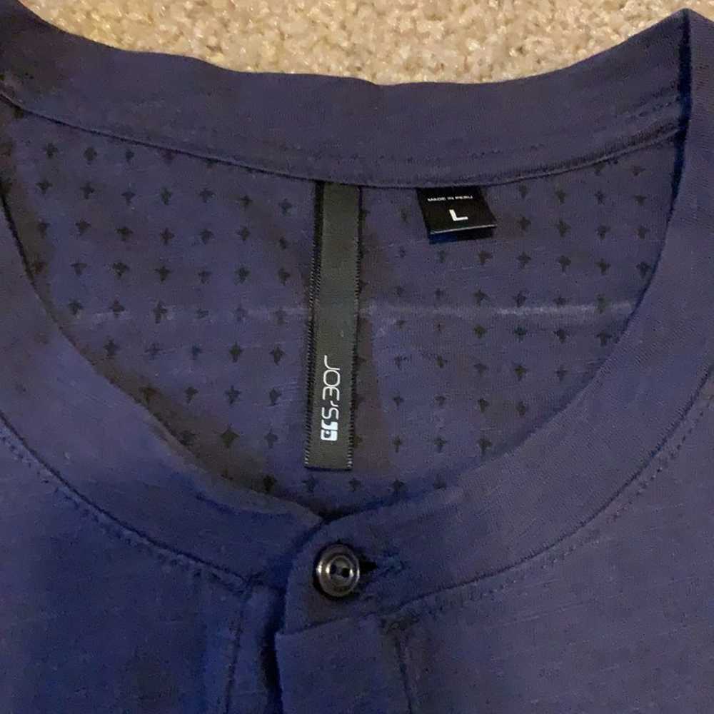 Joe’s Jeans Men’s Navy Button T-shirt - image 2