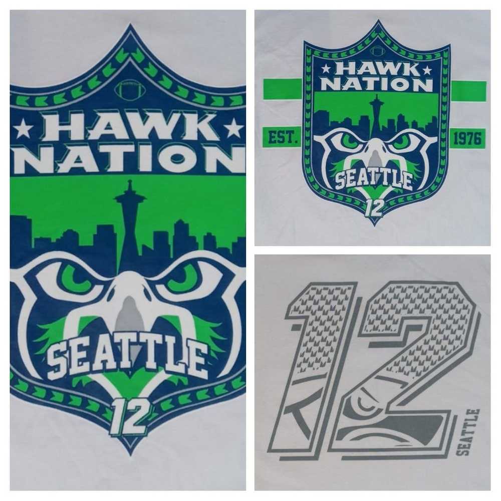 Seattle Seahawks Hawk Nation 12th Fan t - image 1