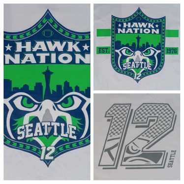 Seattle Seahawks Hawk Nation 12th Fan t - image 1