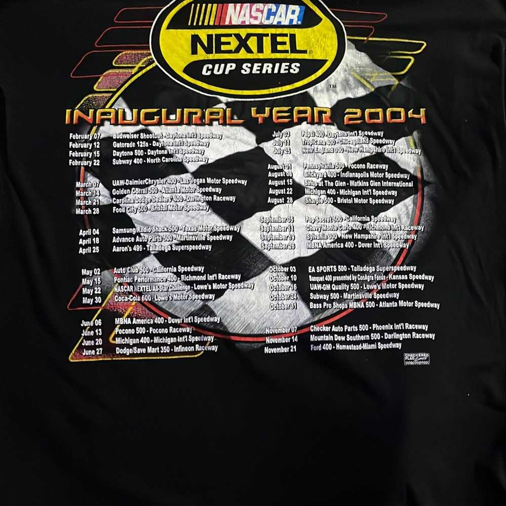 NASCAR 2004 inaugural year shirt - image 2