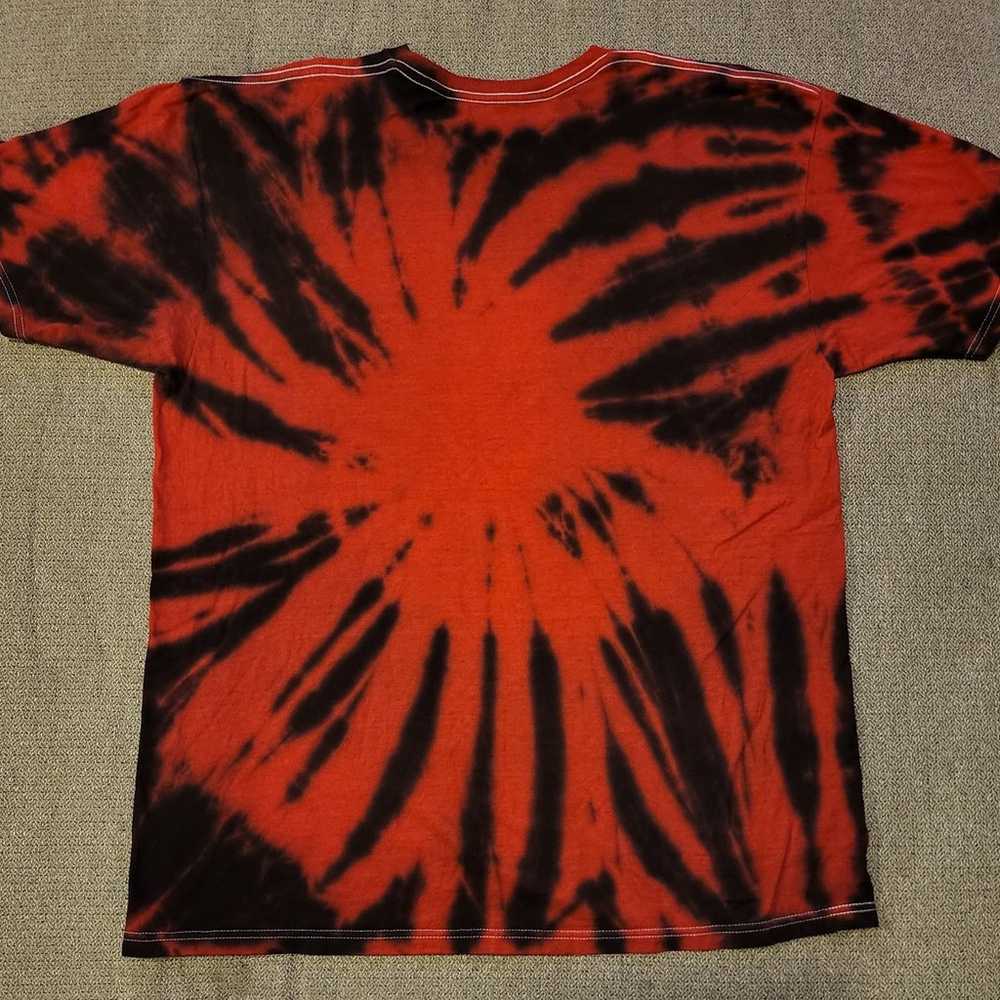 Trippie Redd Excitement Merch T-shirt Tie Dye Red… - image 2