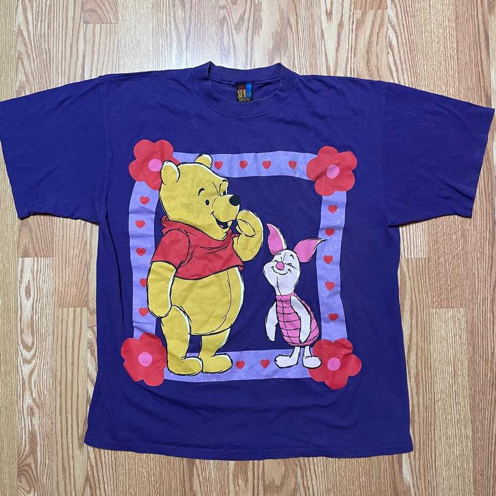 Vintage Pooh Disney TShirt XL Winnie The Pooh Pig… - image 1