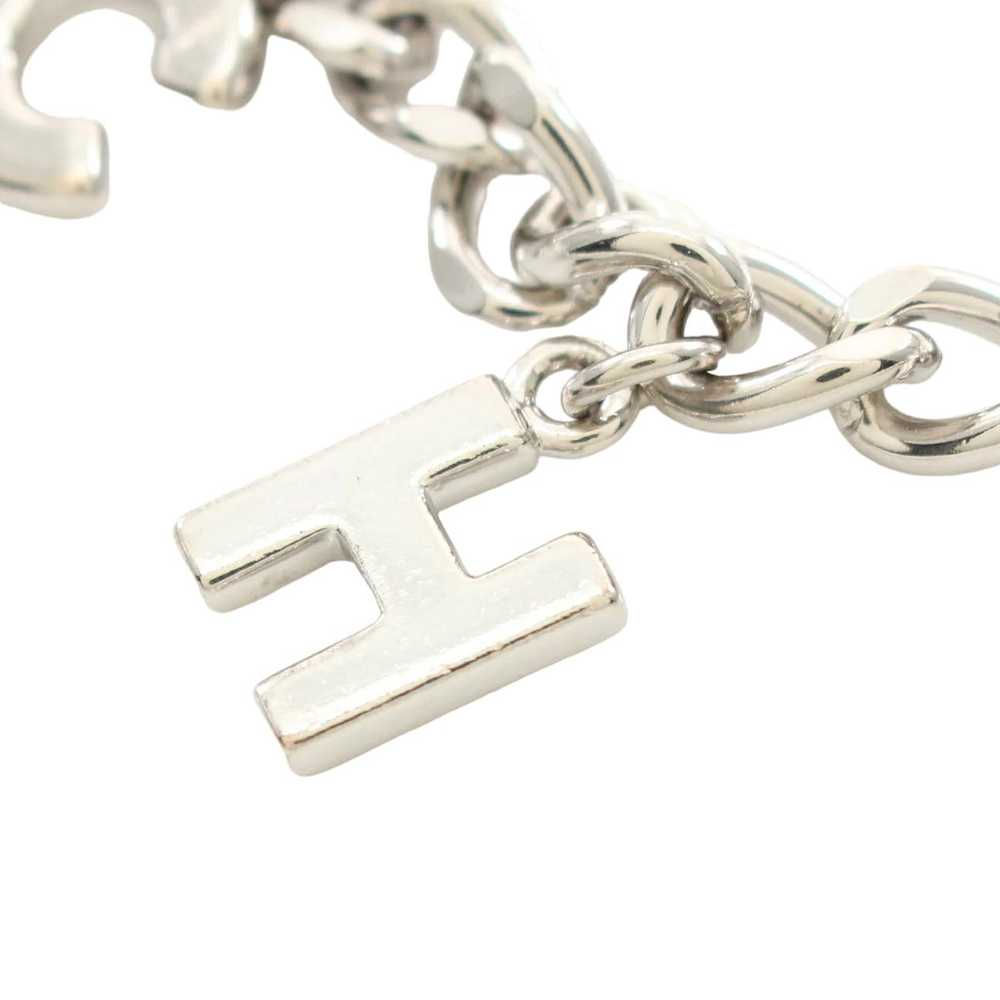 Chanel Logo Chain Belt Silver - image 6