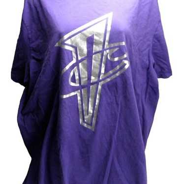 RARE-VTG Nike Air Max Penny logo shirt Purple/Sil… - image 1