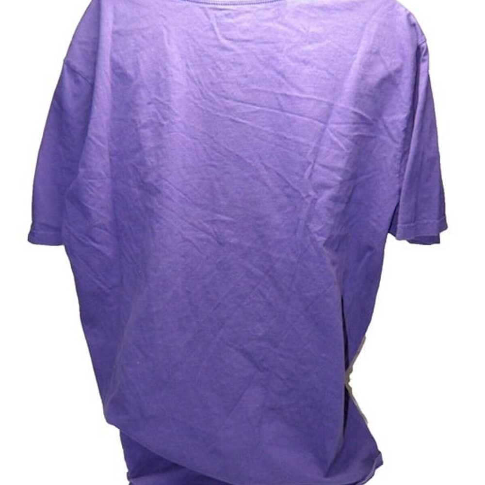 RARE-VTG Nike Air Max Penny logo shirt Purple/Sil… - image 2