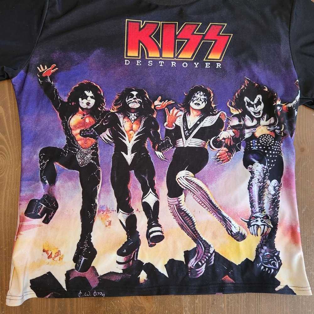 Kiss Destroyer Cover Shirt All Over Print Size 3X… - image 2