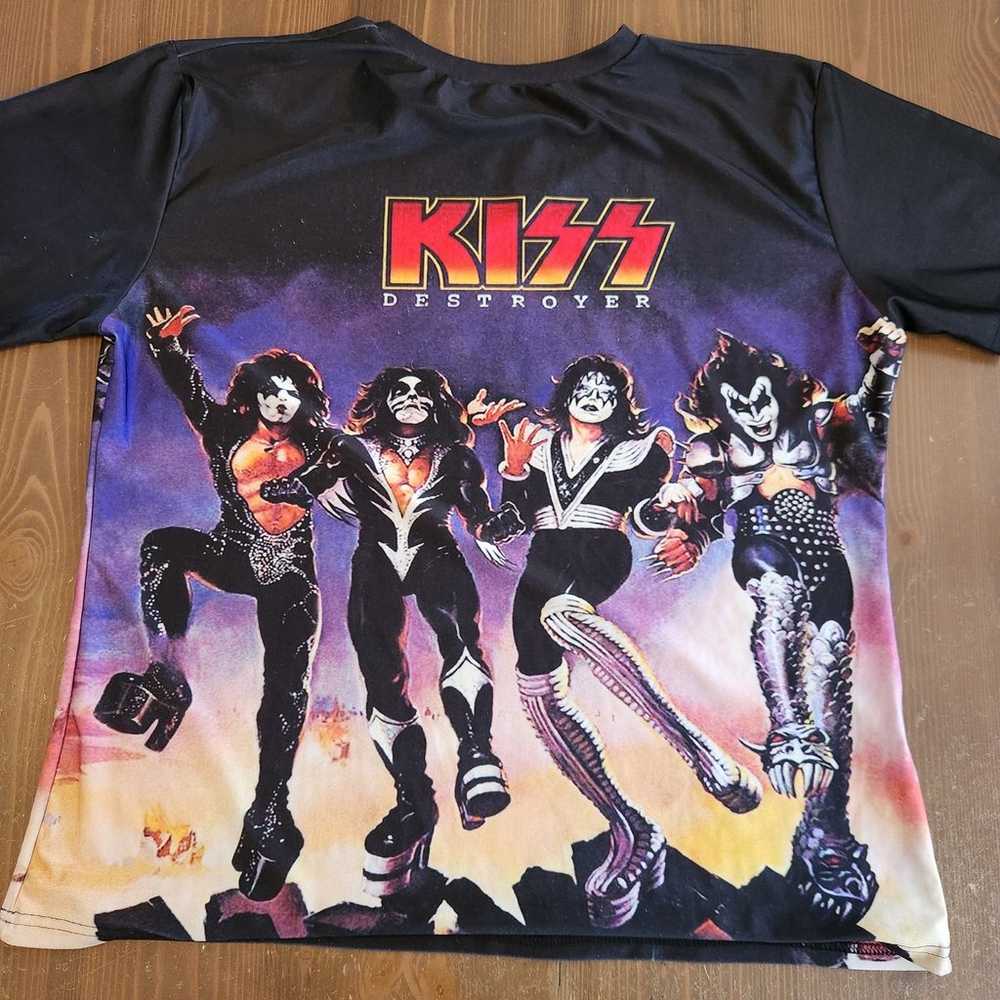 Kiss Destroyer Cover Shirt All Over Print Size 3X… - image 5